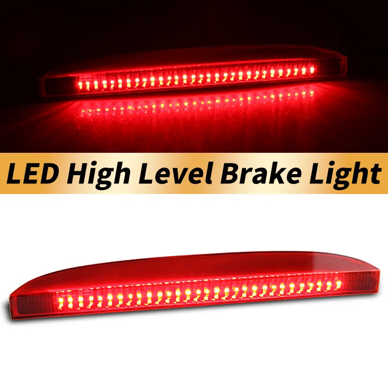 *Feu stop LED - Troisième - Pour Renault Clio II (1998-2005) et Clio III Hayon (2005-2012) - Rouge vif/Rouge fumée - 12V- OEM 7700410753