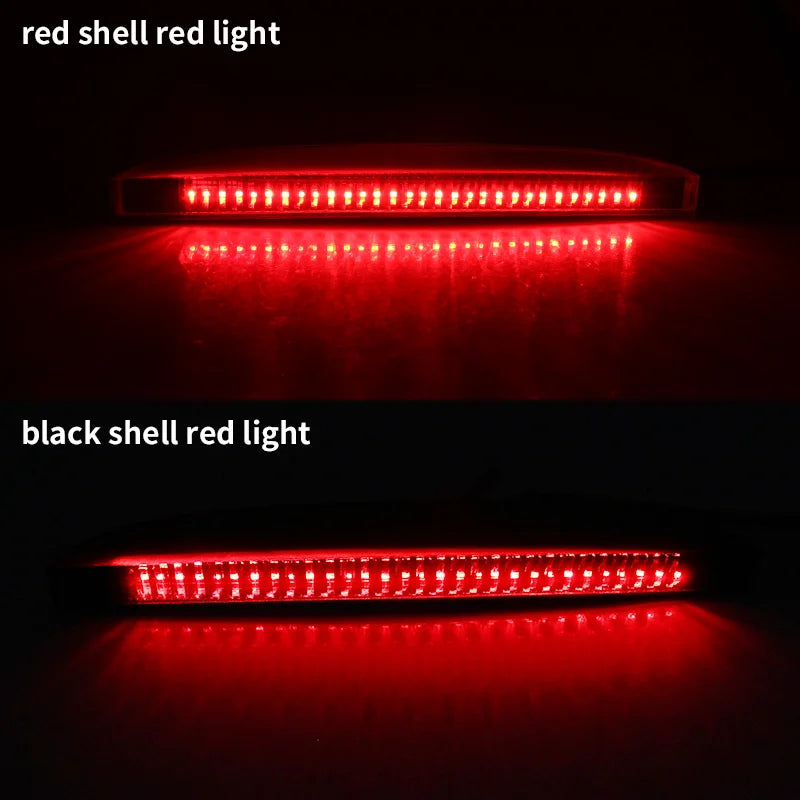 *Feu stop LED - Troisième - Pour Renault Clio II (1998-2005) et Clio III Hayon (2005-2012) - Rouge vif/Rouge fumée - 12V- OEM 7700410753