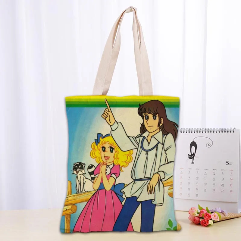 *Sac Fourre-Tout Vintage Manga Candy dessin animé année 80, sacs à bandoulière, Vintage...
