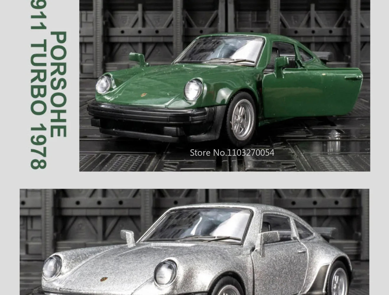 Véhicule Porsche 911 de 1978  (échelle 1/36) de collection en métal moulé avec décoration........