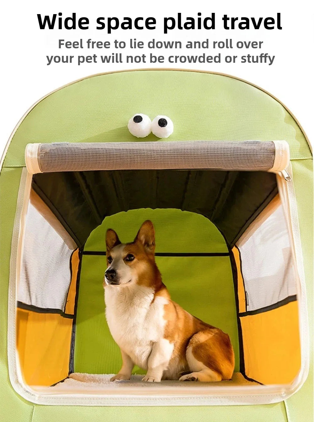 * --Transporteur pour chiens ou chats Pliable - Compatible Auto - Respirant Antidérapant (jusqu'à 25 kg)