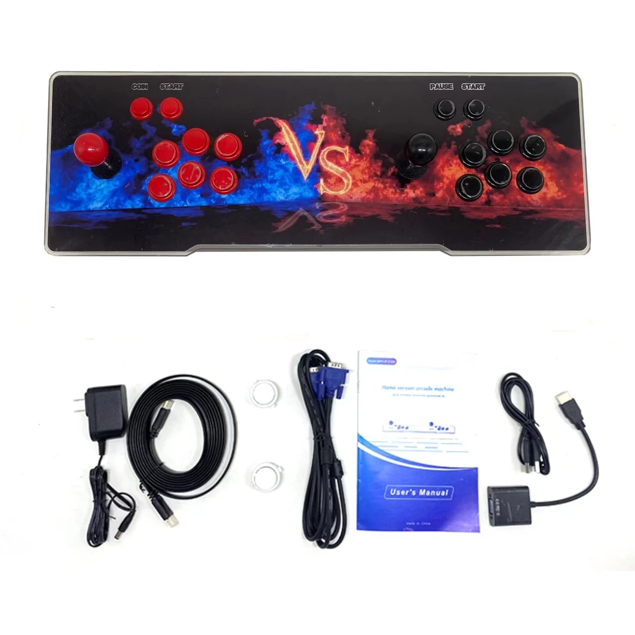 Console de jeu rétro, 7000 jeux vidéo d'arcade intégrés, double Joystick, Pour jouer à 2 ou seul