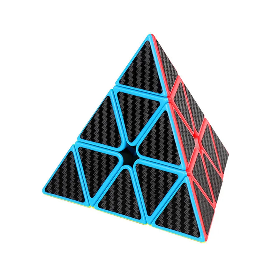Rubis cube magique en Fibres de carbone  2x2x2/ 3x3x3 /4x4x4 pyramide, biais, mégaminx..