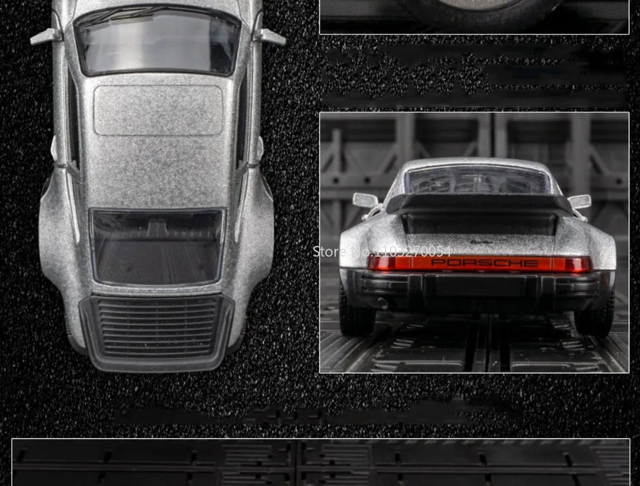Véhicule Porsche 911 de 1978  (échelle 1/36) de collection en métal moulé avec décoration........