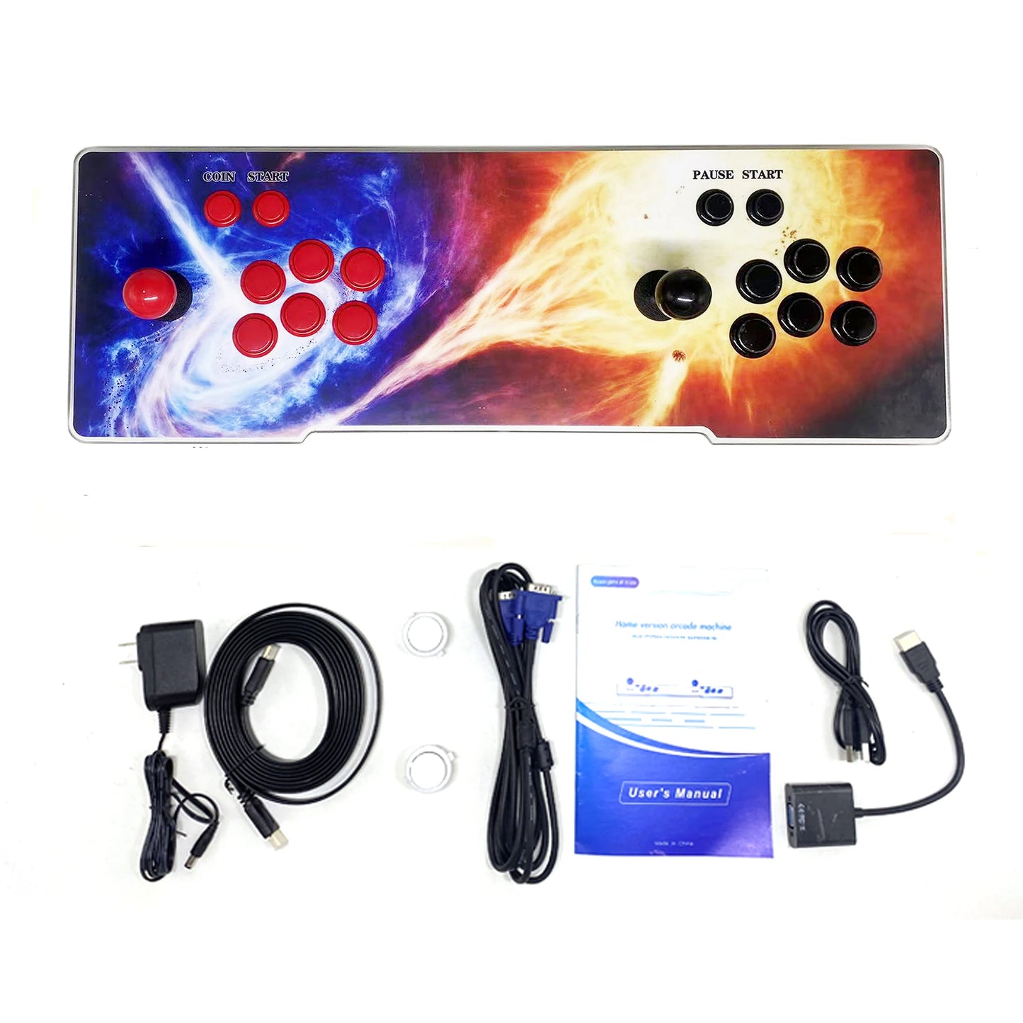 Console de jeu rétro, 7000 jeux vidéo d'arcade intégrés, double Joystick, Pour jouer à 2 ou seul
