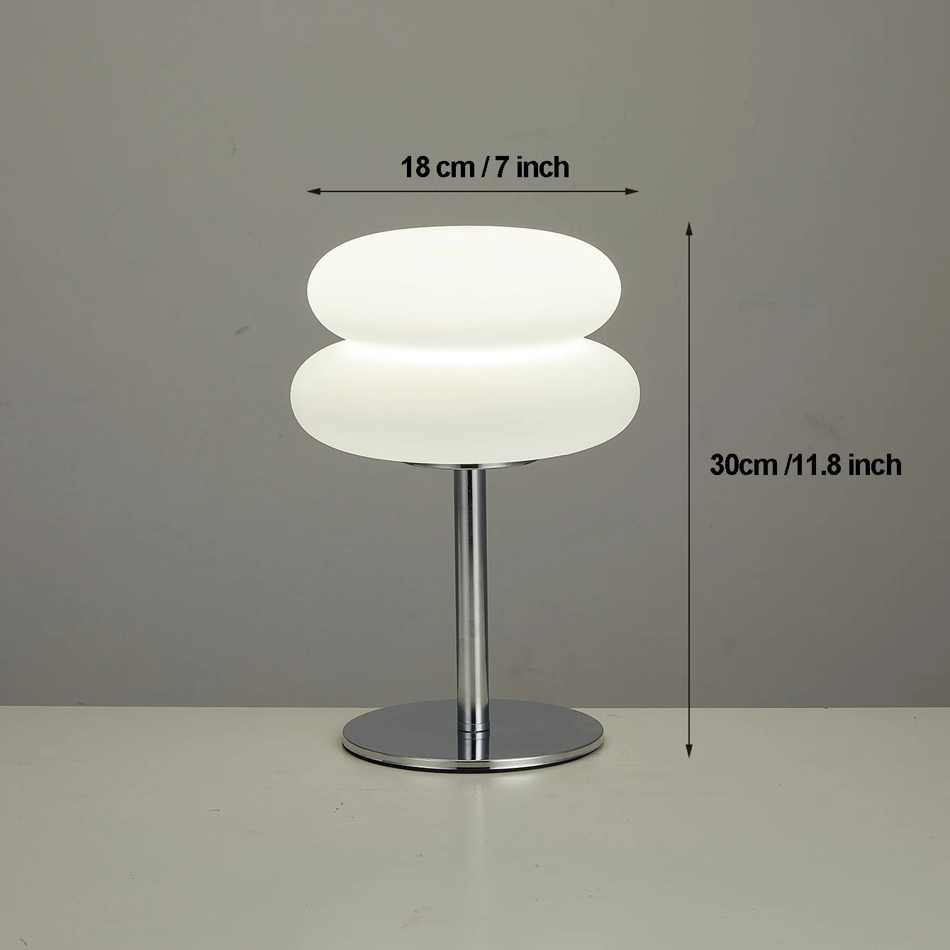 *Lampe de Chevet Rétro Fonctionne via port USB - Lampe de Table Tactile à Intensité Variable à 9 Niveaux - Éclairage LED- Dispo en 3 coloris