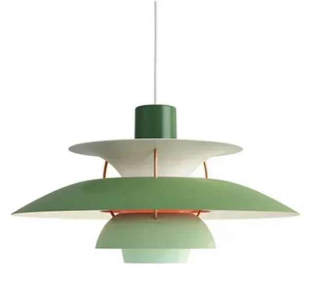 Lustre Parapluie 40cm  Design Danois Dégradé vert