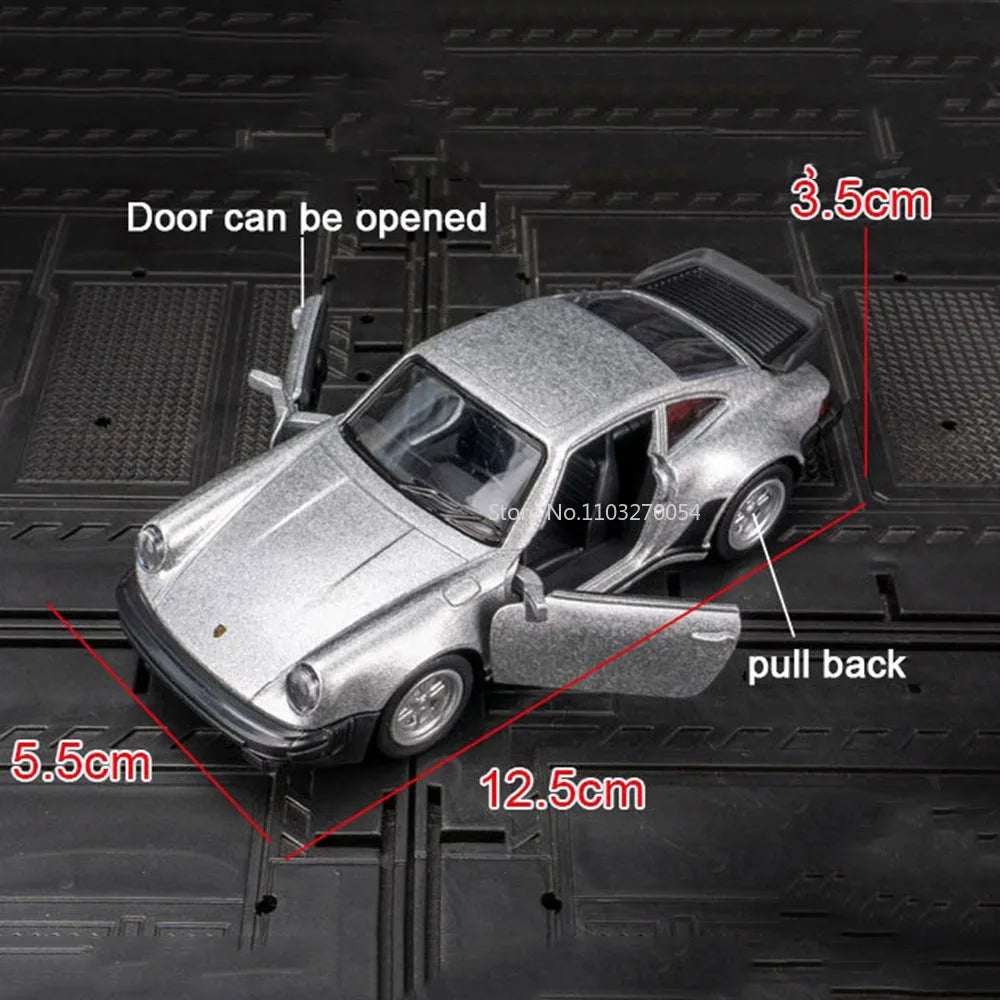 Véhicule Porsche 911 de 1978  (échelle 1/36) de collection en métal moulé avec décoration........