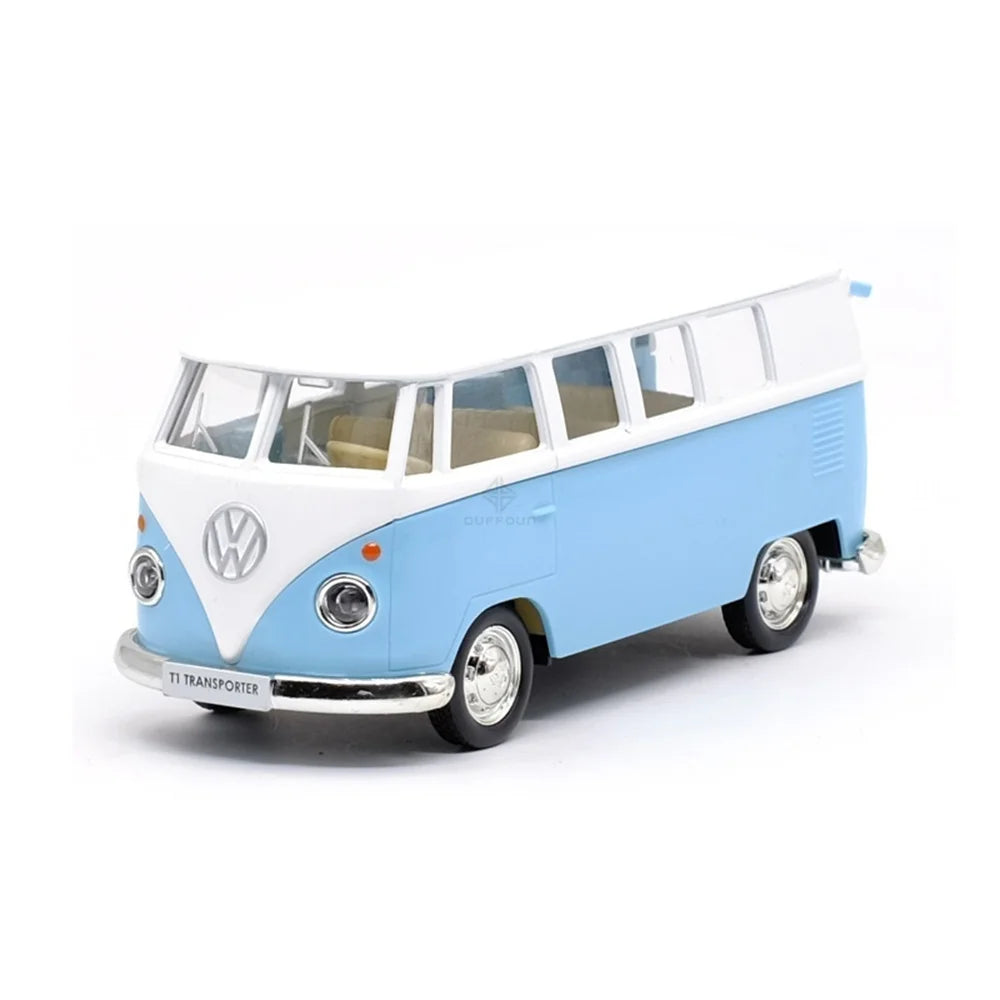 Véhicule Volkswagen Combi de collection rétro vintage miniatures (échelle : 1/36) métallique....