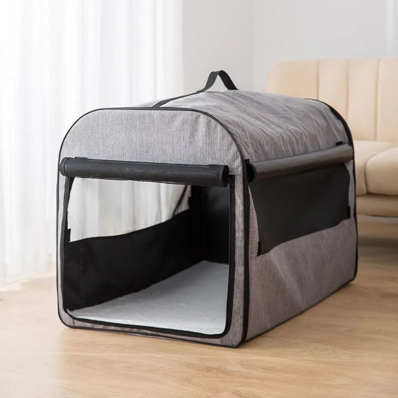 * --Transporteur pour chiens ou chats Pliable - Compatible Auto - Respirant Antidérapant (jusqu'à 25 kg)