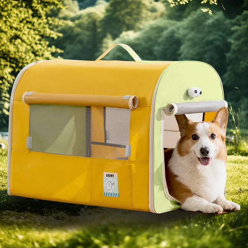 * --Transporteur pour chiens ou chats Pliable - Compatible Auto - Respirant Antidérapant (jusqu'à 25 kg)