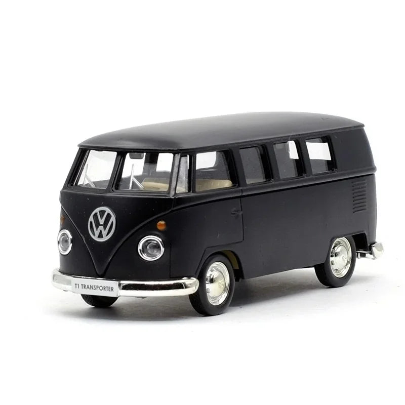 Véhicule Volkswagen Combi de collection rétro vintage miniatures (échelle : 1/36) métallique....