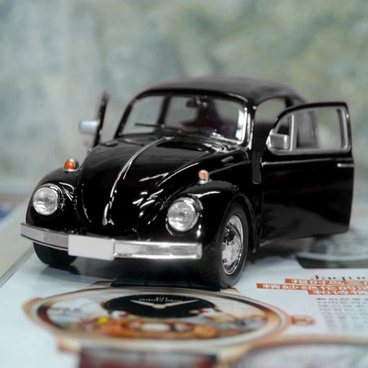 Véhicule coccinelle Volkswagen, rétro-vintage en métal moulé, véhicule miniature de collection